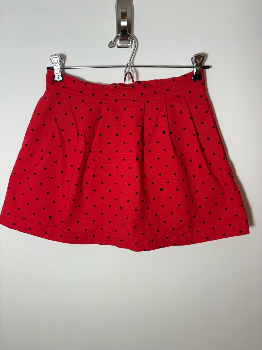 Oh My Disney Red Polka Dot Mini Skirt! Size Small - Mickey Mouse